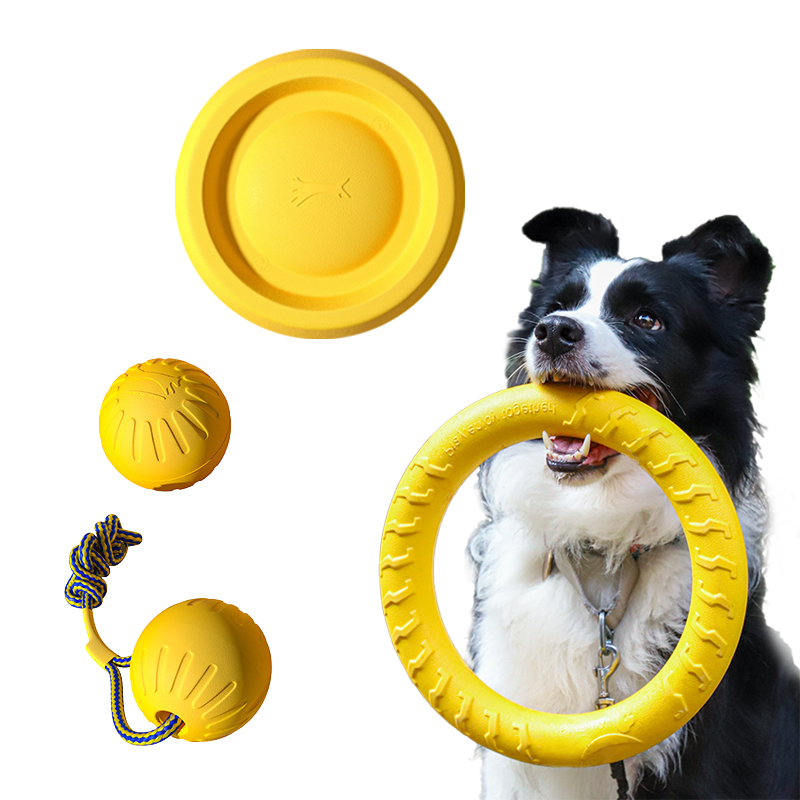 Indestructible Dog Chew Toy - EVA Durable Dog Toys 4 Pack