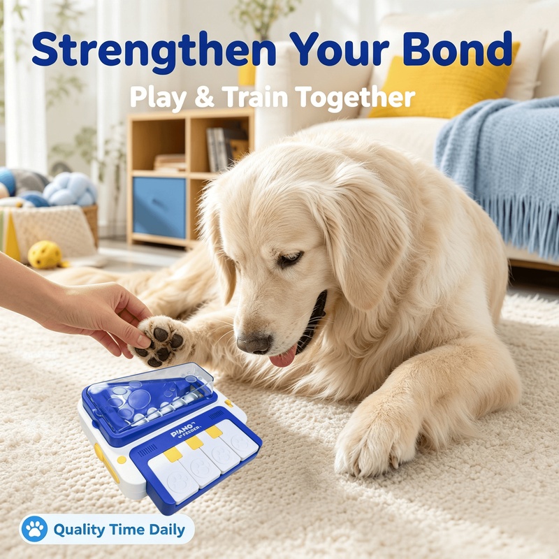 Dog Interactive Piano Treat Di - огляд і ціна Dog Puzzle Feeder Toy