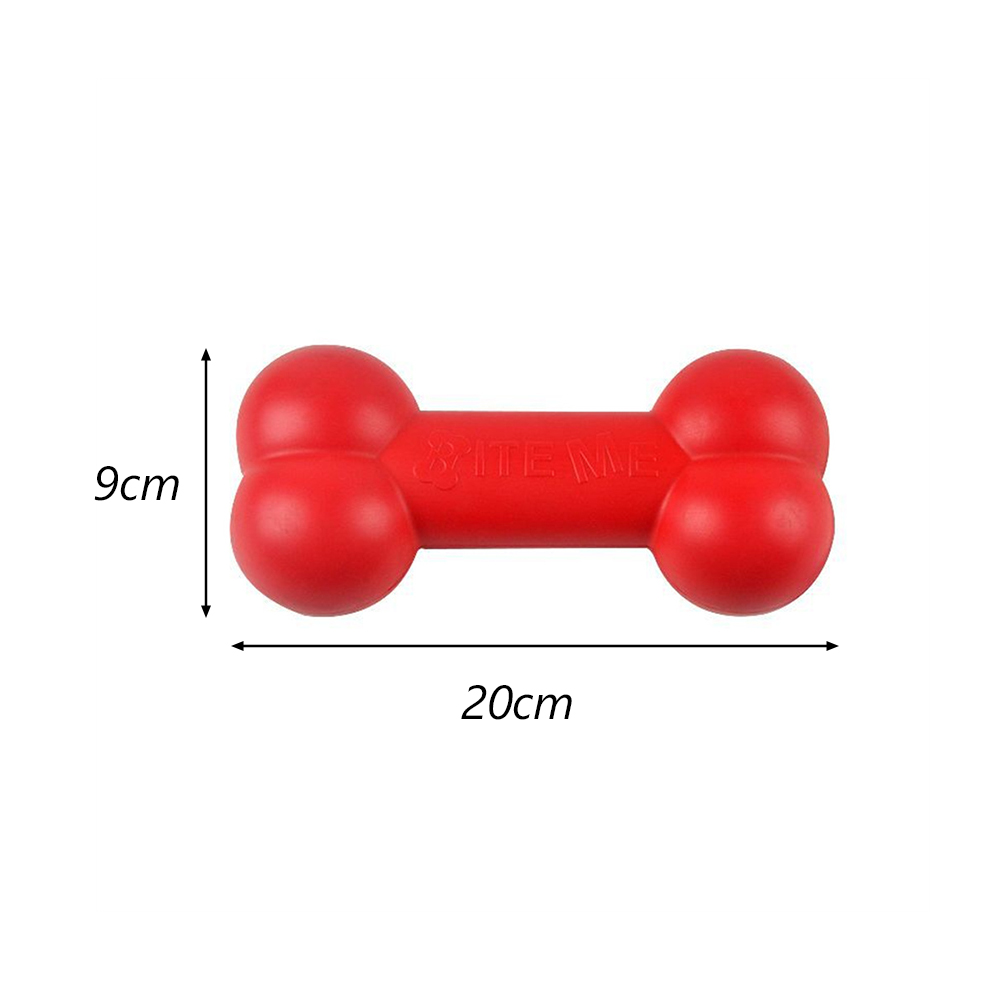 Red TPR Bone Dog Chew Toy Inde - огляд і ціна Teeth Cleaning Dog Chew Bone
