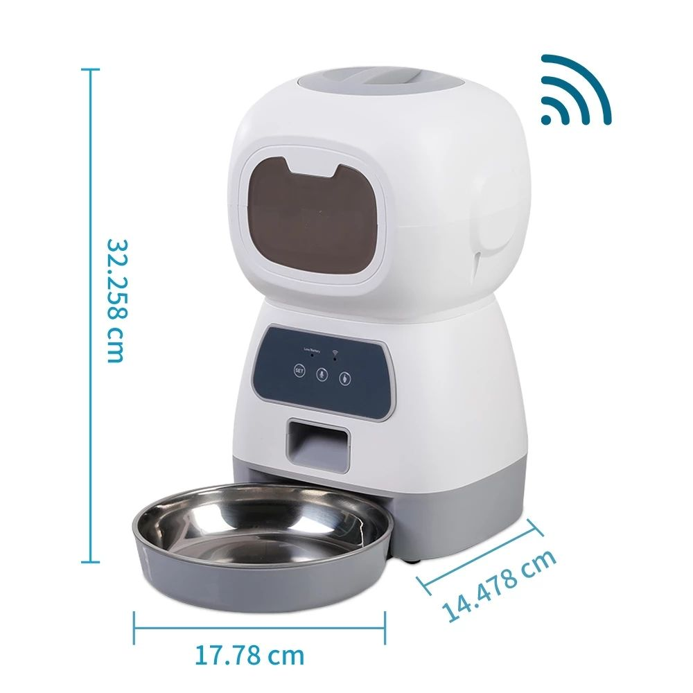 WiFi Smart Pet Feeder, Automat - огляд і ціна Pet Feeders