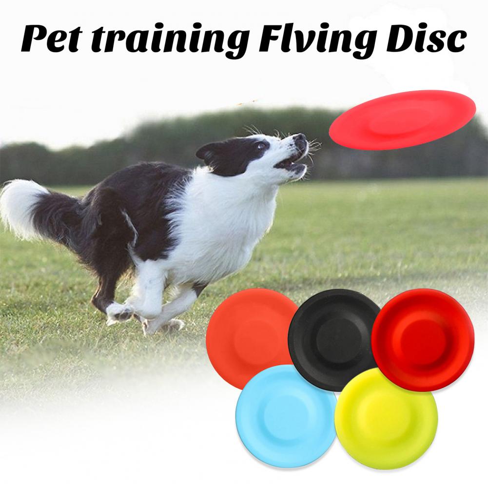 Pet Dog Flying Disk Toy，Silica - огляд і ціна Flying Disc Dog Training Toy