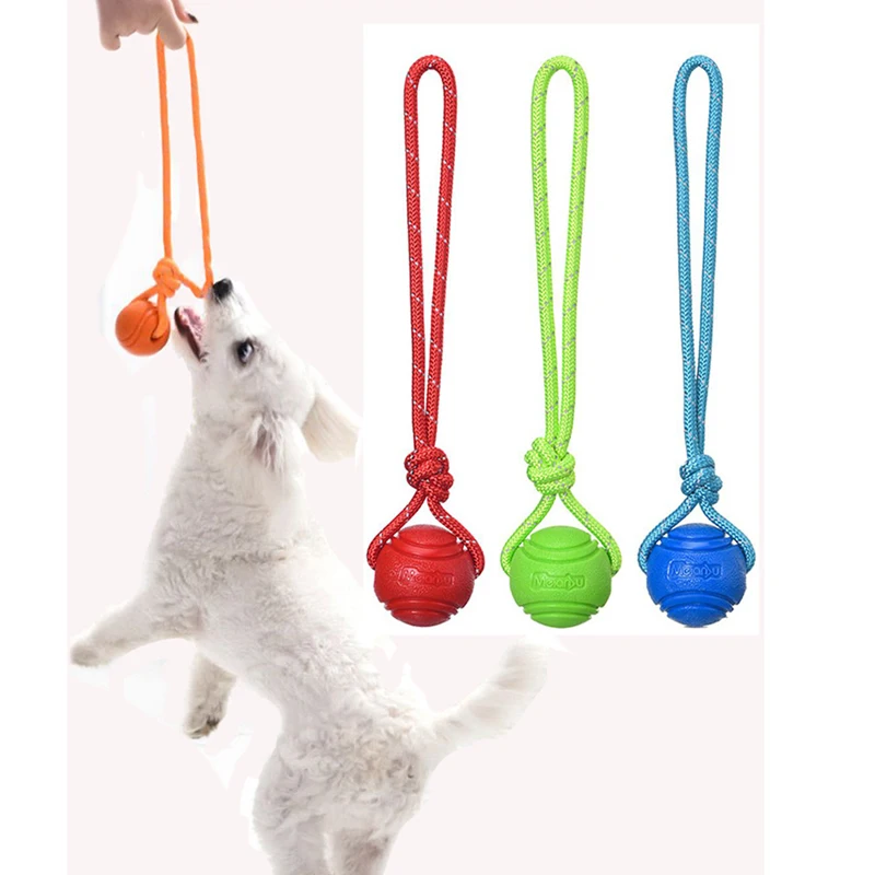 Dog Training Ball on Rope Cott - огляд і ціна Indestructible Dog Chew Toy