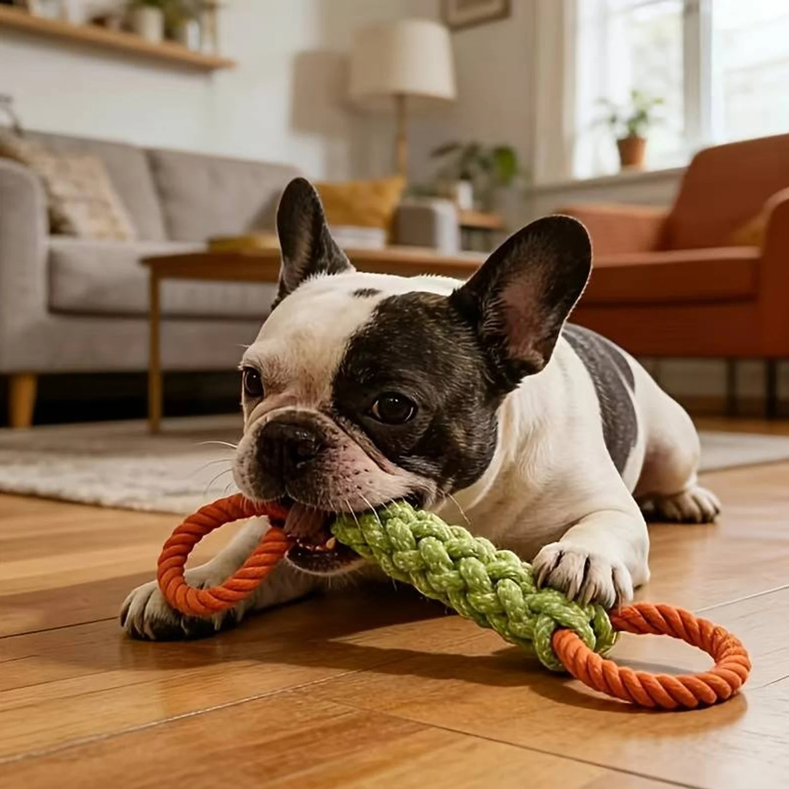 Durable Dog Rope Knot Toy, Dog - огляд і ціна Indestructible Dog Chew Toy