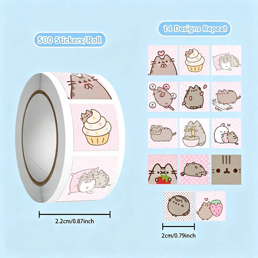 Hou 500pcs Pusheen Cartoon Cat - огляд і ціна Cat Toys