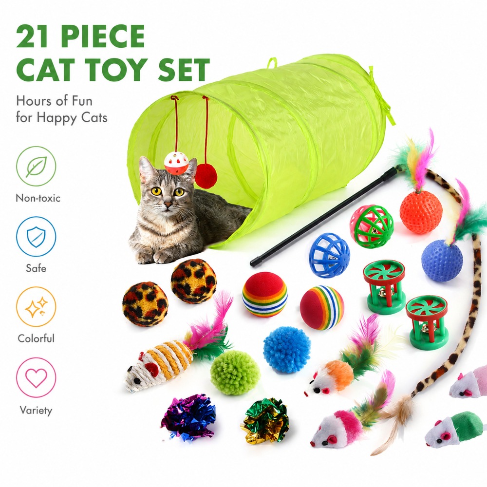 Kitten Play Toy Assortment Fea - огляд і ціна Catnip Interactive Plush Mouse
